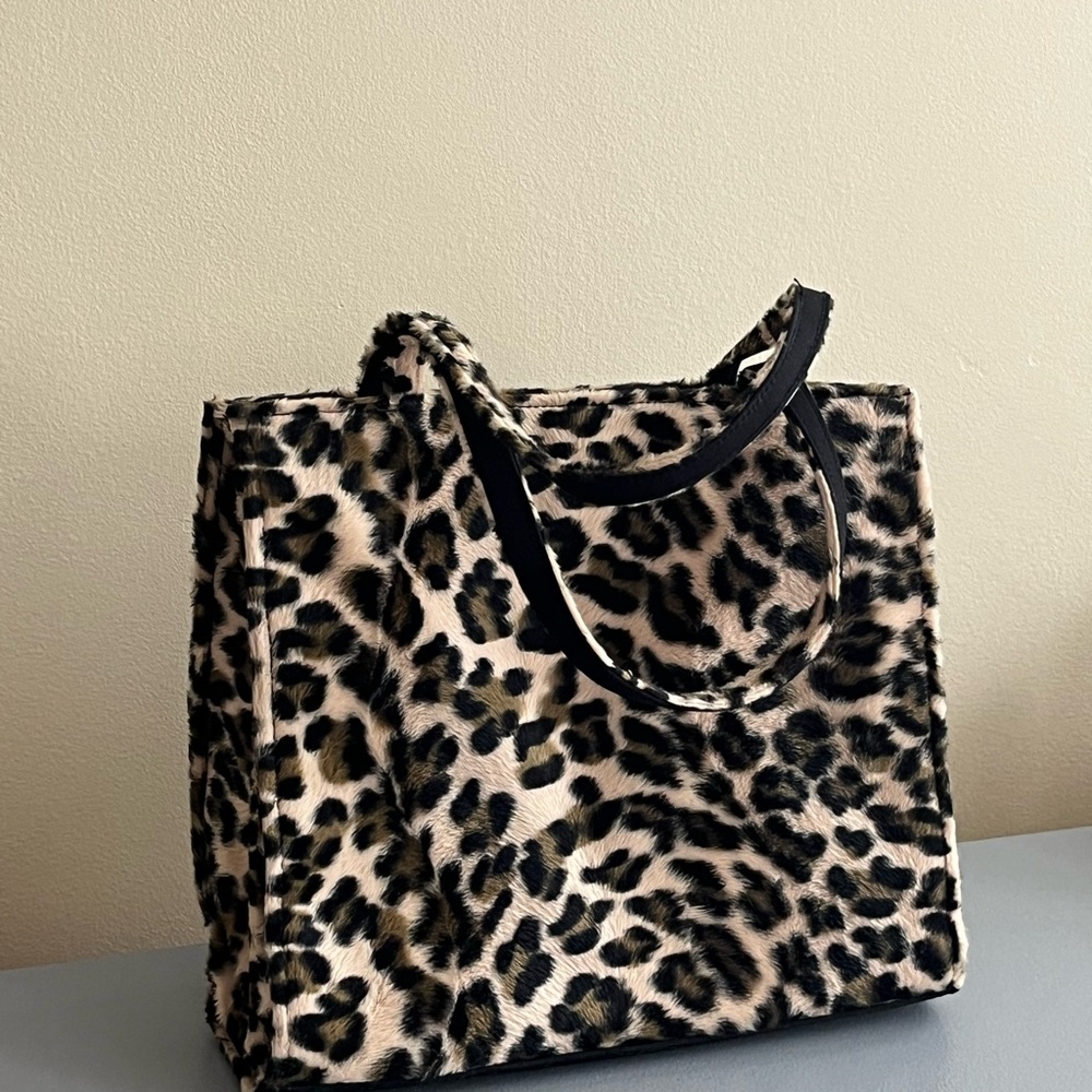 Leopard Print Tote Bag